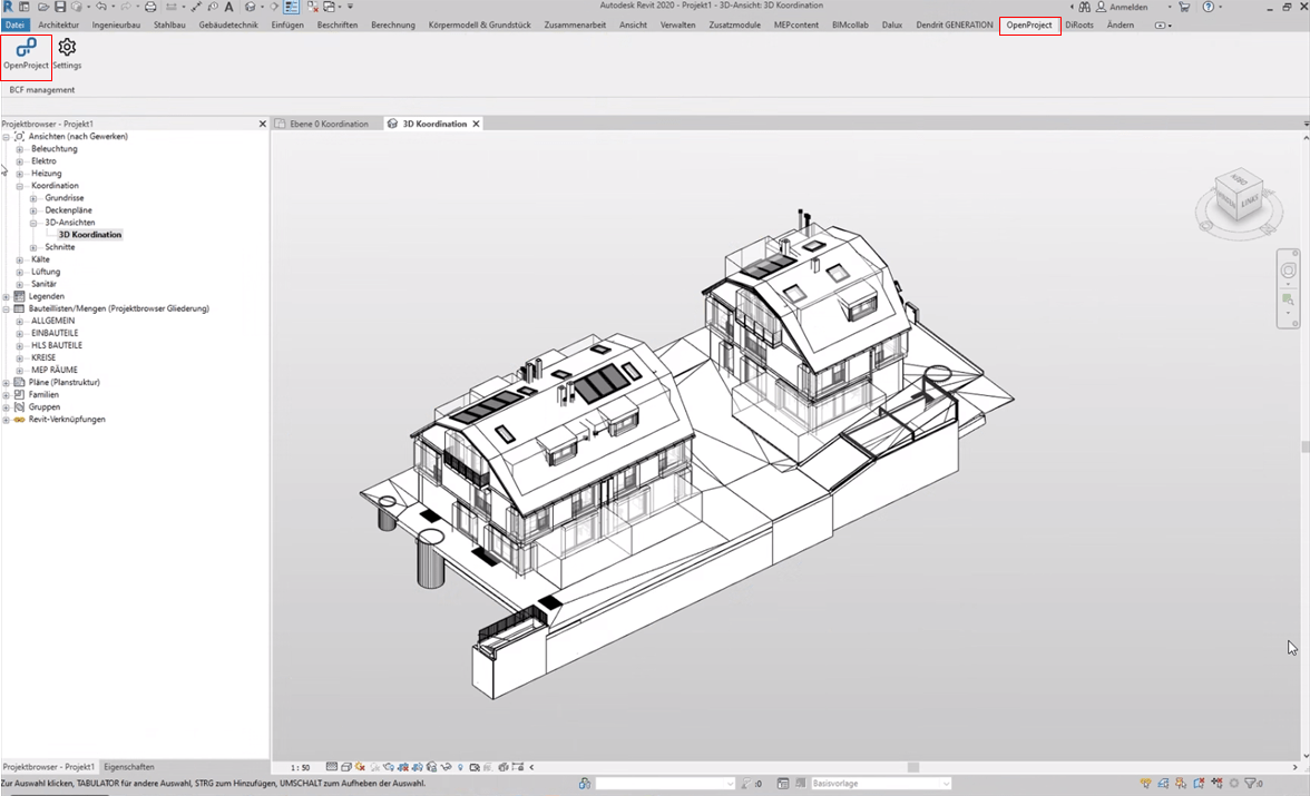 Start Nepenthes BIM Add-in