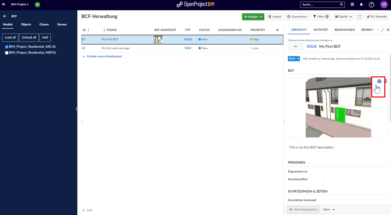 Display BIM Issue